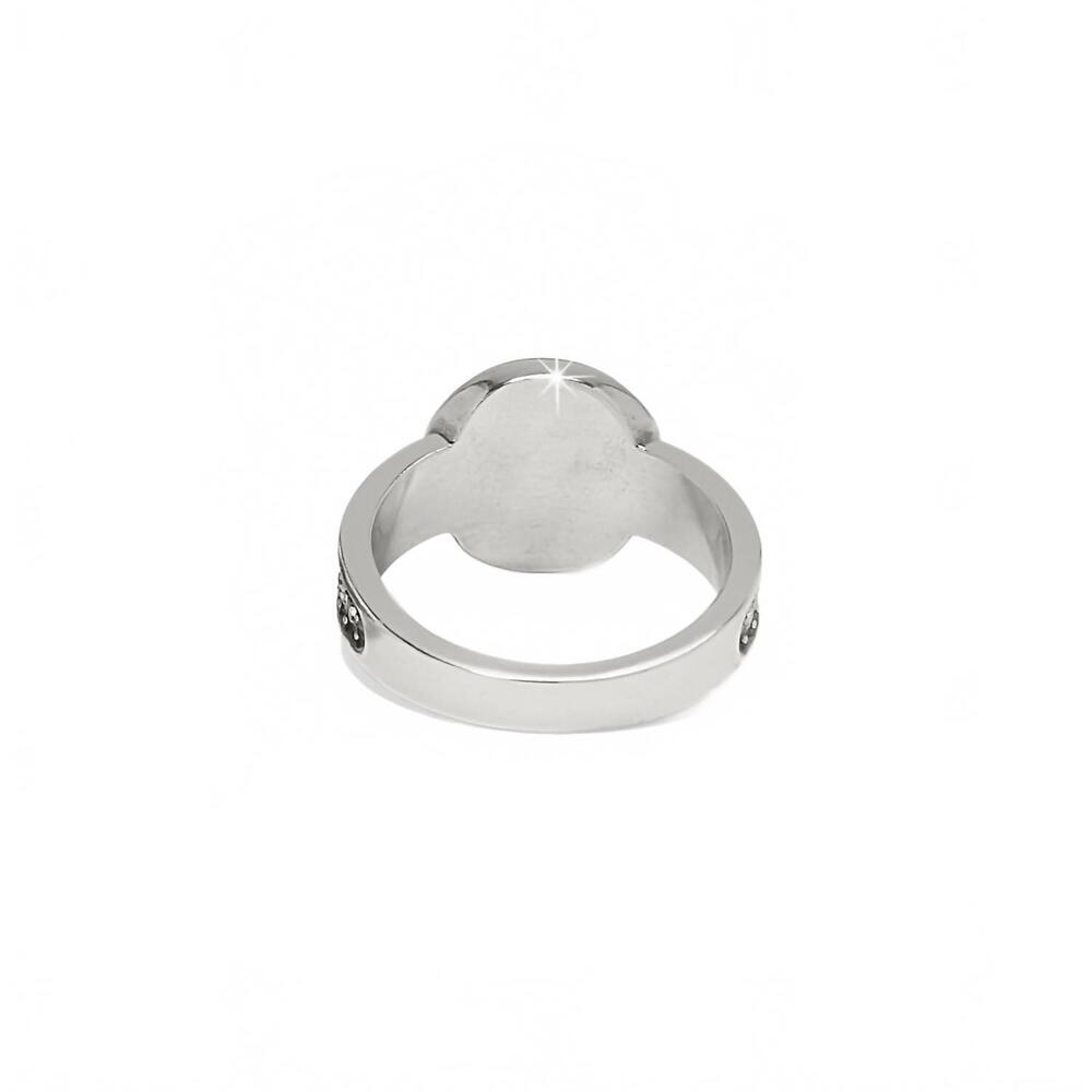 NEW BRIGHTON women's meridian aurora crystal ring in silver - Picture 2 of 2